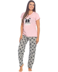 Follow That Dream Womens Soft Jersey Short Sleeve Pyjamas