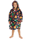 Huggable Unisex Christmas Print Oversized Hoodie
