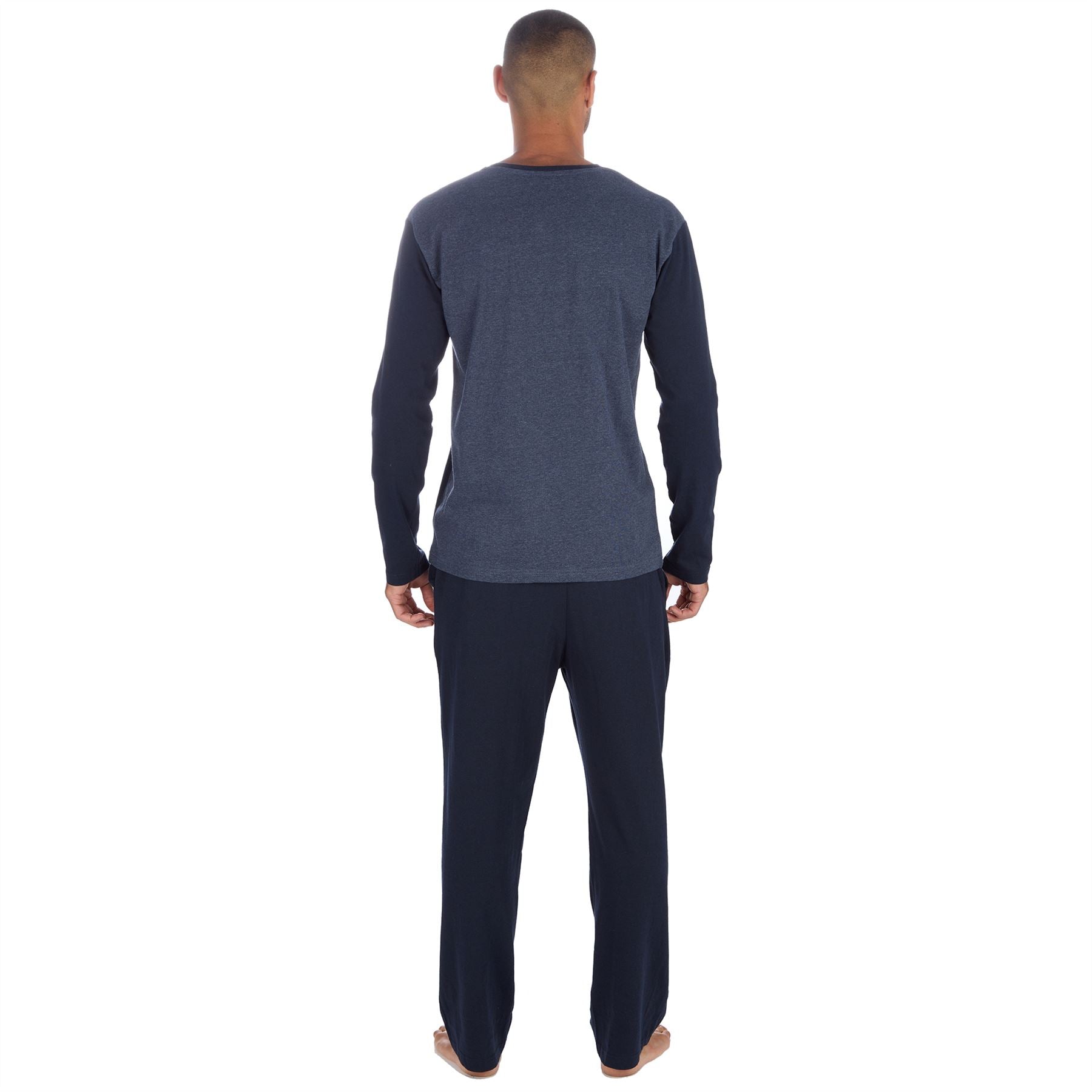 Momentii Mens Jersey Long Sleeve Pyjamas