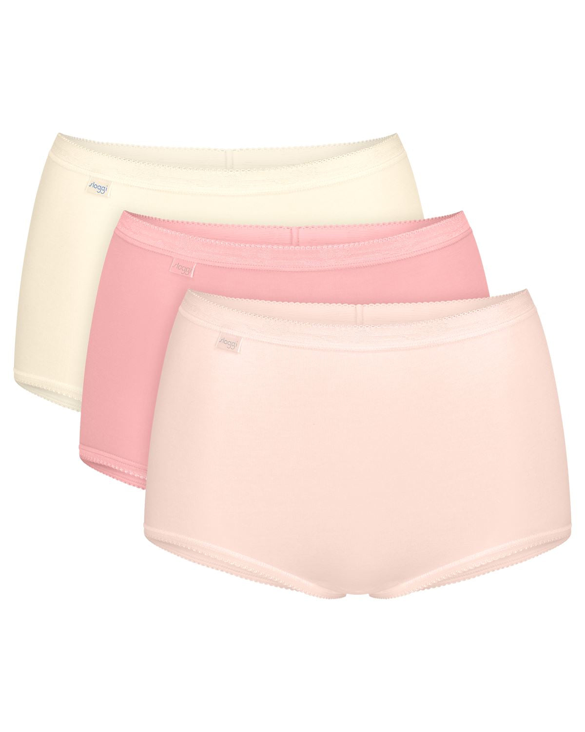 Sloggi Womens Basic+ Maxi Briefs 3 Pack