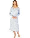 Slenderella Womens Large Floral Interlock 43" Jersey Nightdress