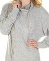 La Marquise Womens Lush Lounge Cloudknit Cowl Neck Nightie