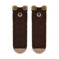 Loungeable Womens Bear Cosy Socks In Gift Box