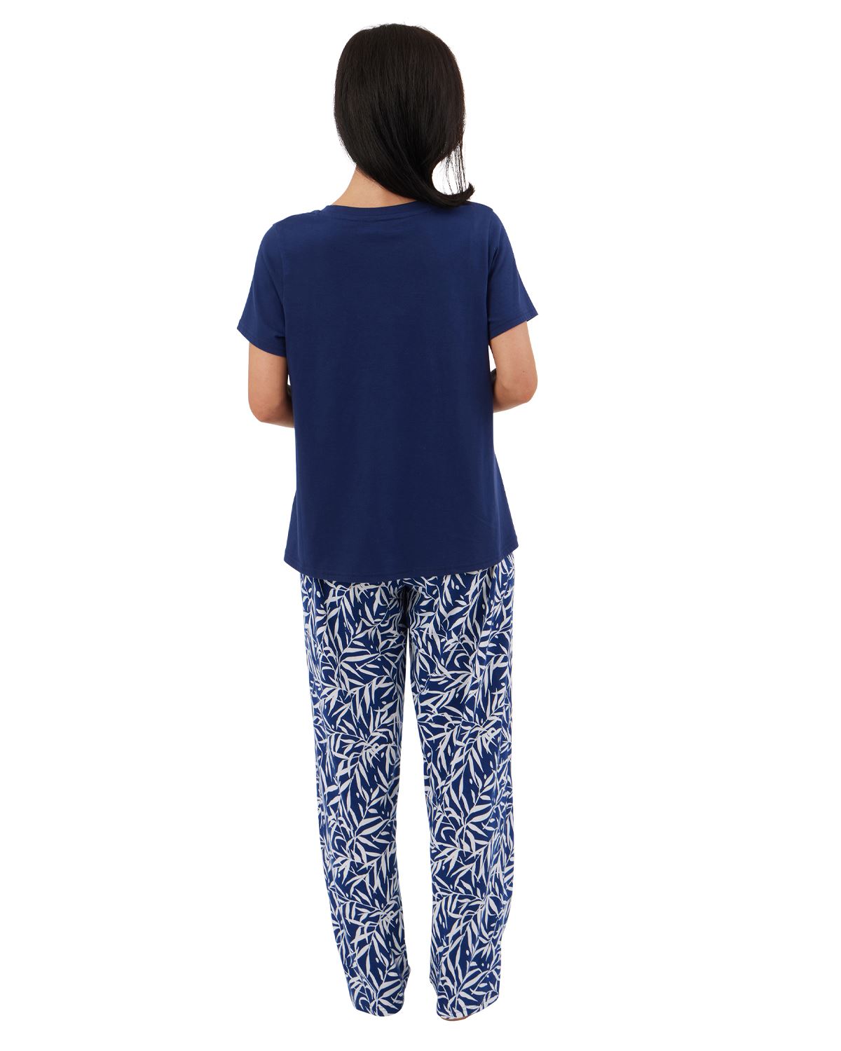 Indigo Sky Womens Bamboo Print Long Pyjamas