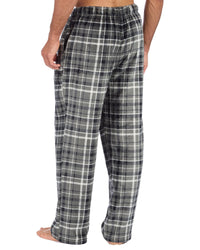 Cargo Bay Mens Polished Fleece Check Lounge Pants