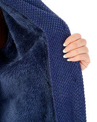 Slenderella Womens Soft Waffle 24" Button Through Bedjacket