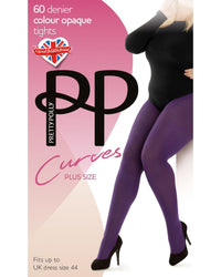 Pretty Polly Womens Curves 60 Denier Opaque Tights