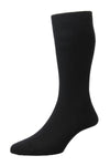 HJ Hall Mens Cotton Extra-Wide Softop Socks - 1 Pair