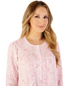 Slenderella Womens Large Floral 43" Jersey Nightdress