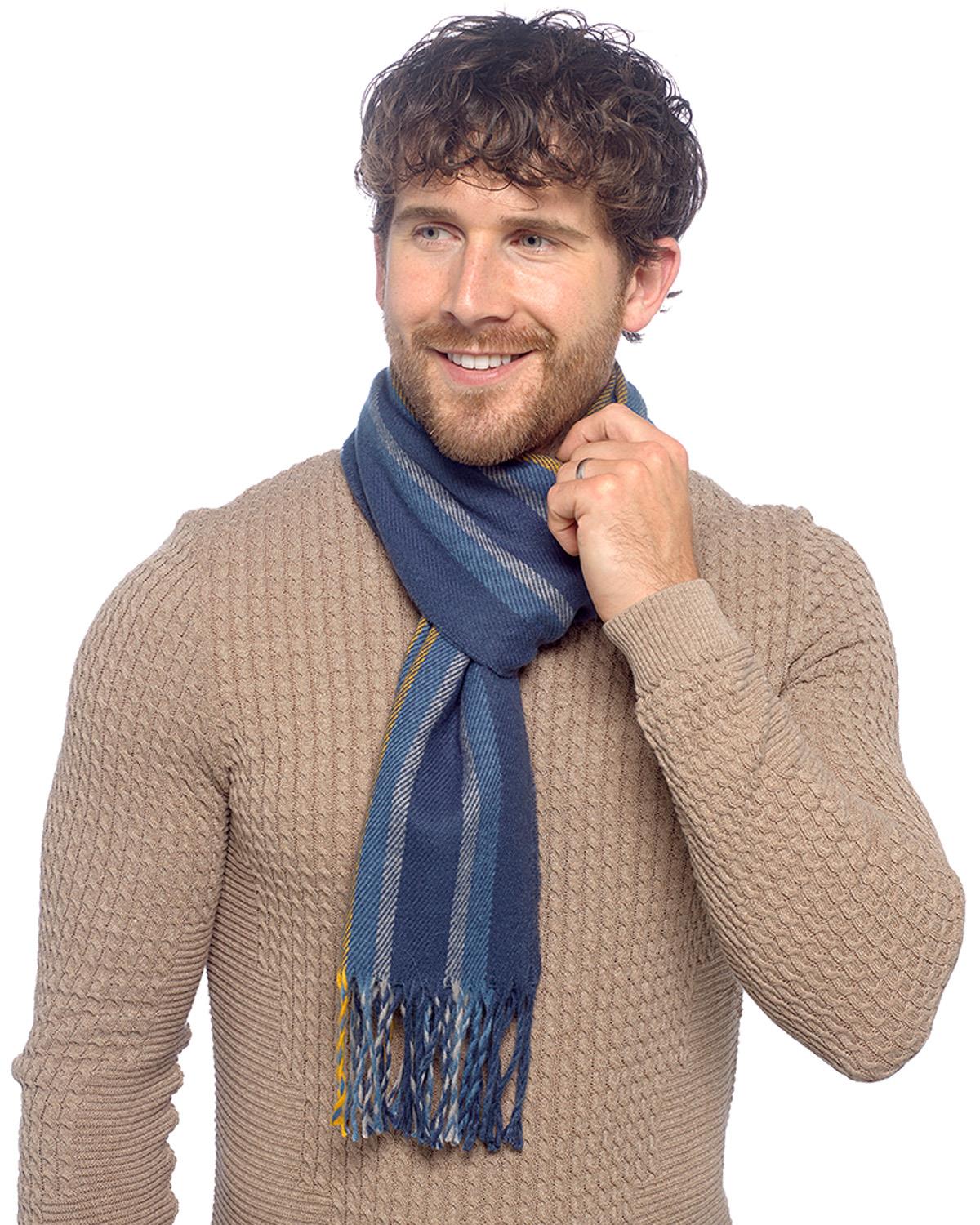 Tom Franks Mens Tassel Scarf