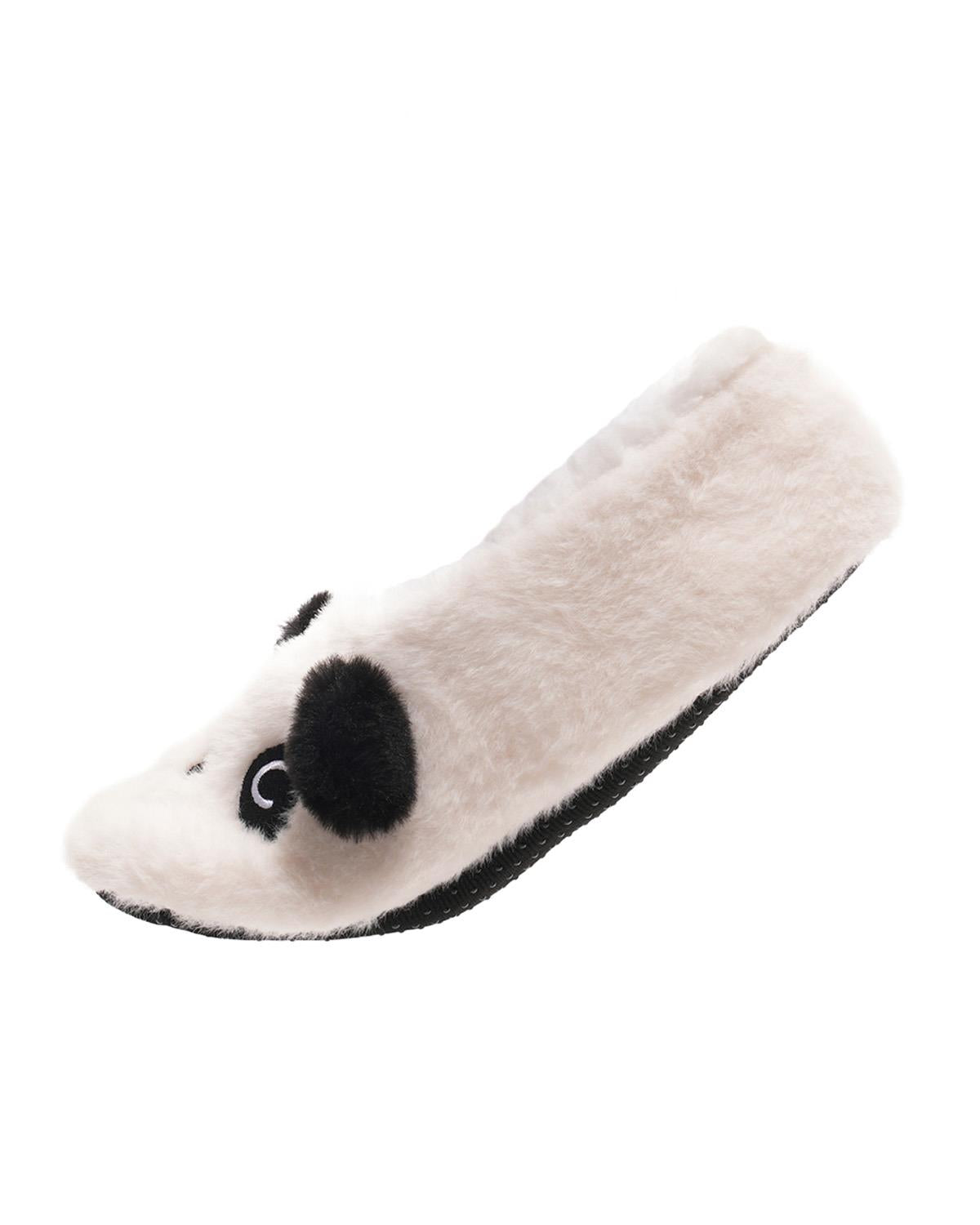 Foxbury Womens Sherpa Lined Animal Slippers