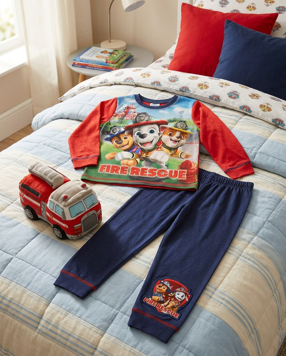Young Boys Paw Patrol Fire Rescue Pyjamas