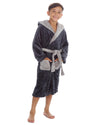 Boys Contrast Polished Fleece Dressing Gown