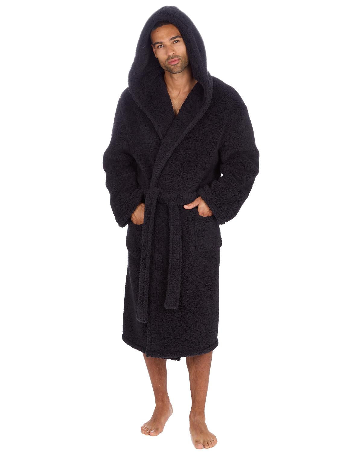 Cargo Bay Mens Borg Fleece Dressing Gown