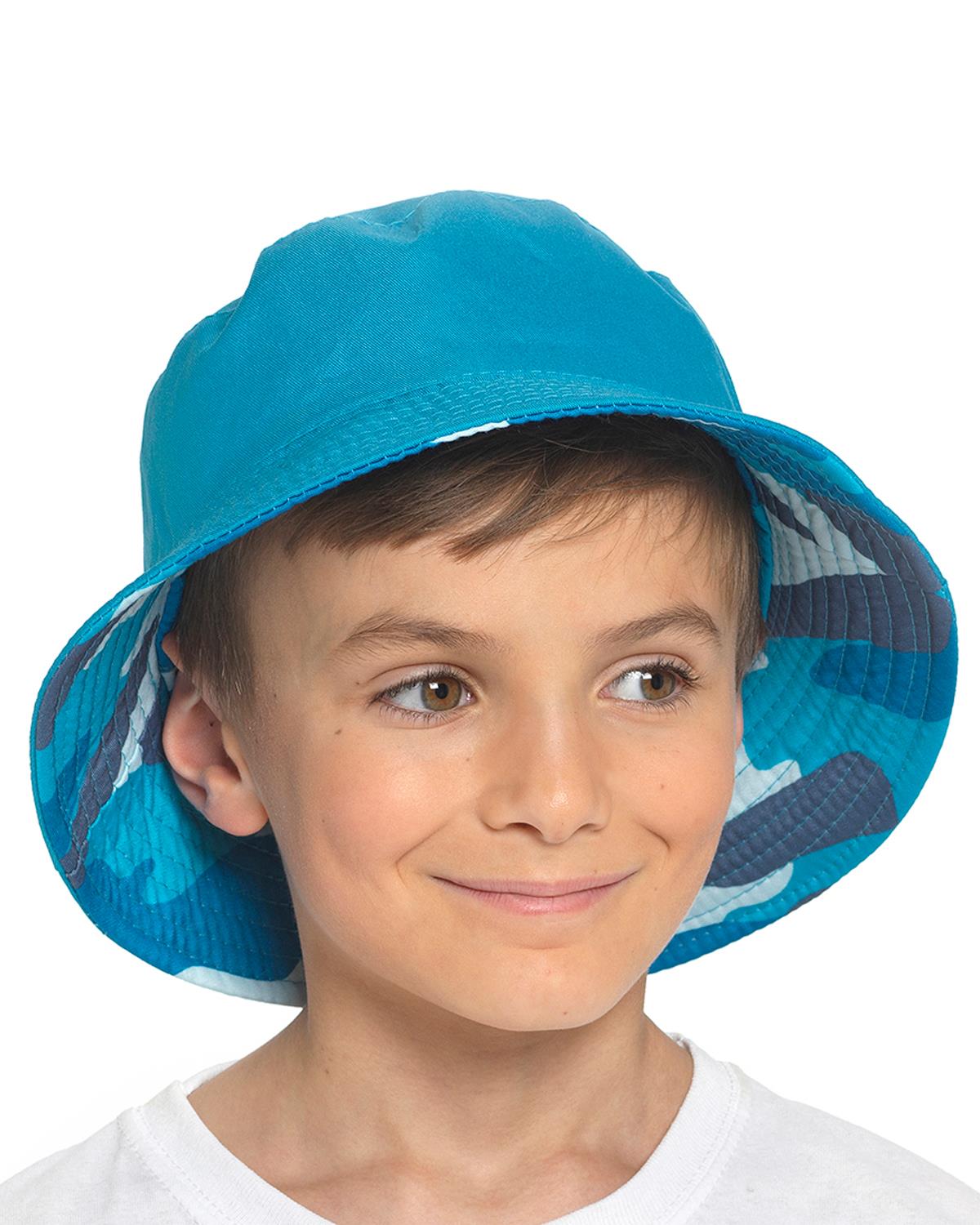 Kids Reversible Printed Bucket Hat