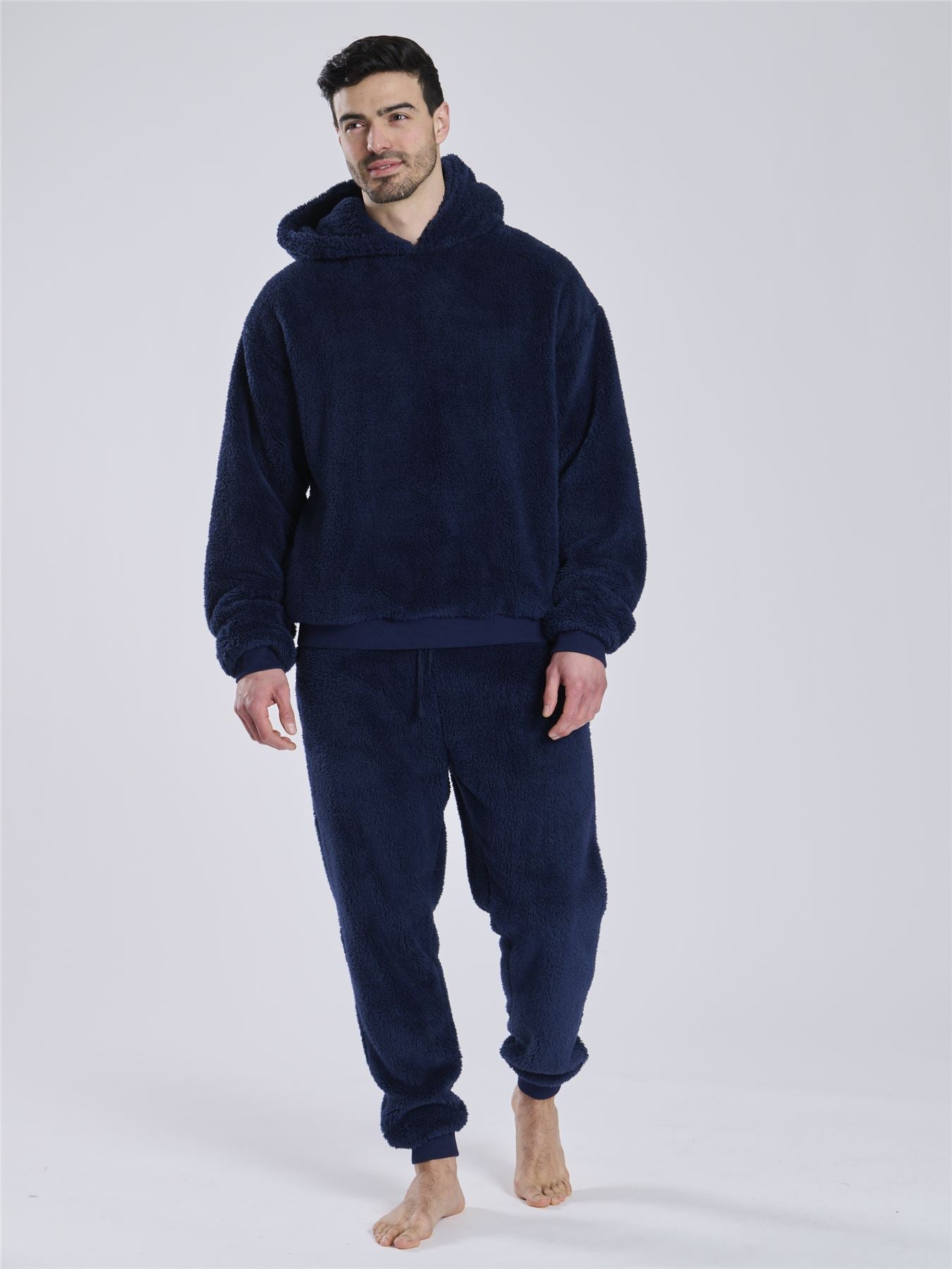 Loungeable Mens Sherpa Fleece Lounge Joggers
