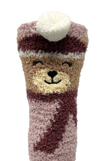 Ladies Bramble Fluffy Socks Gift Box