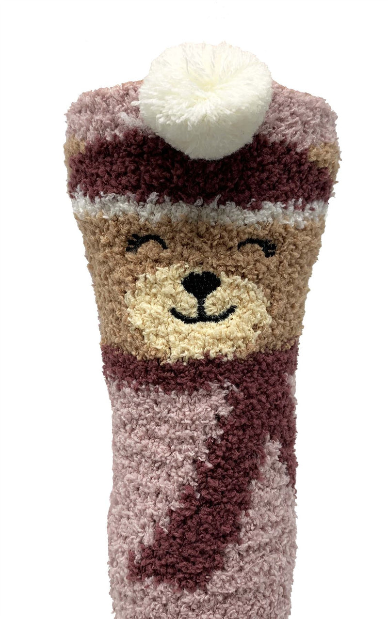 Ladies Bramble Fluffy Socks Gift Box