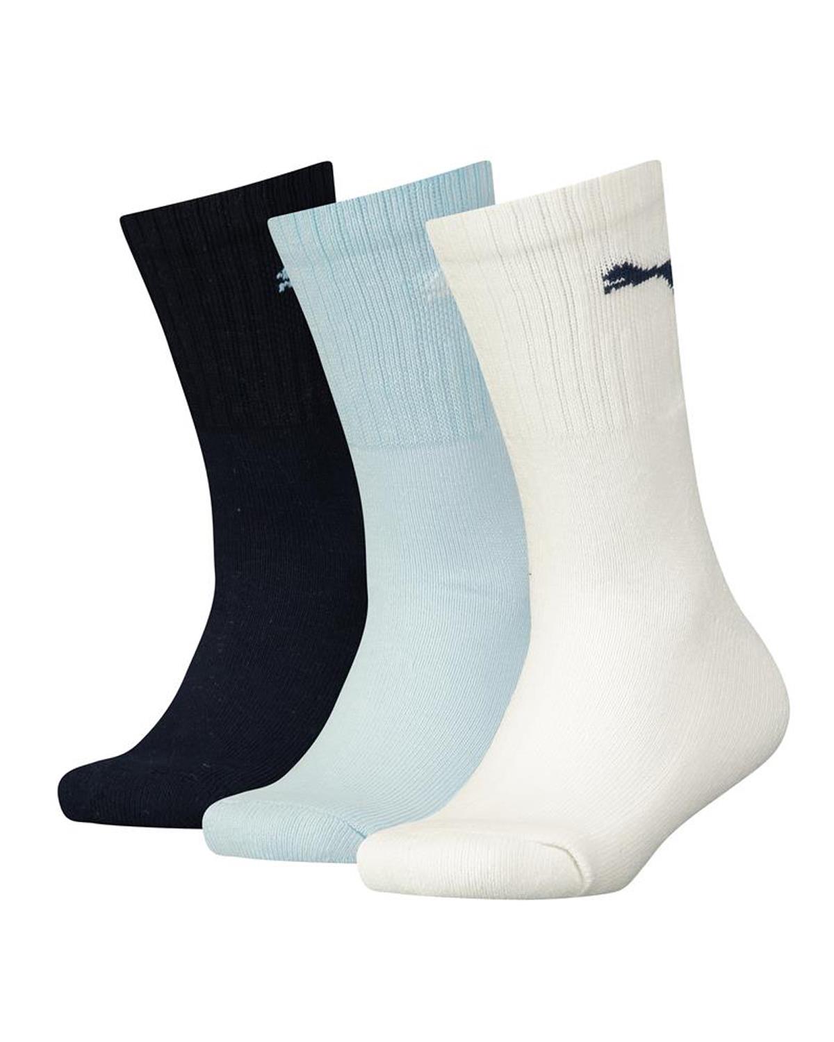 Puma Kids 3 Pack Cotton Crew Socks