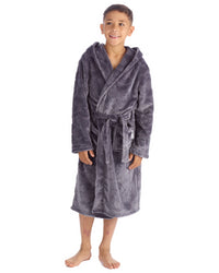 Huggable Boys Embossed Football Hooded Robe