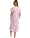 Marlon womens Autumn Leaf Jersey Longer Length Nightdress