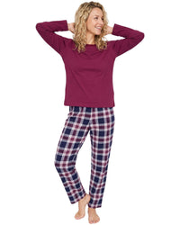 Indigo Sky Womens 100% Cotton Jersey Pyjamas