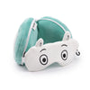 Relaxeazzz Moomin Plush Travel Pillow & Eye Mask