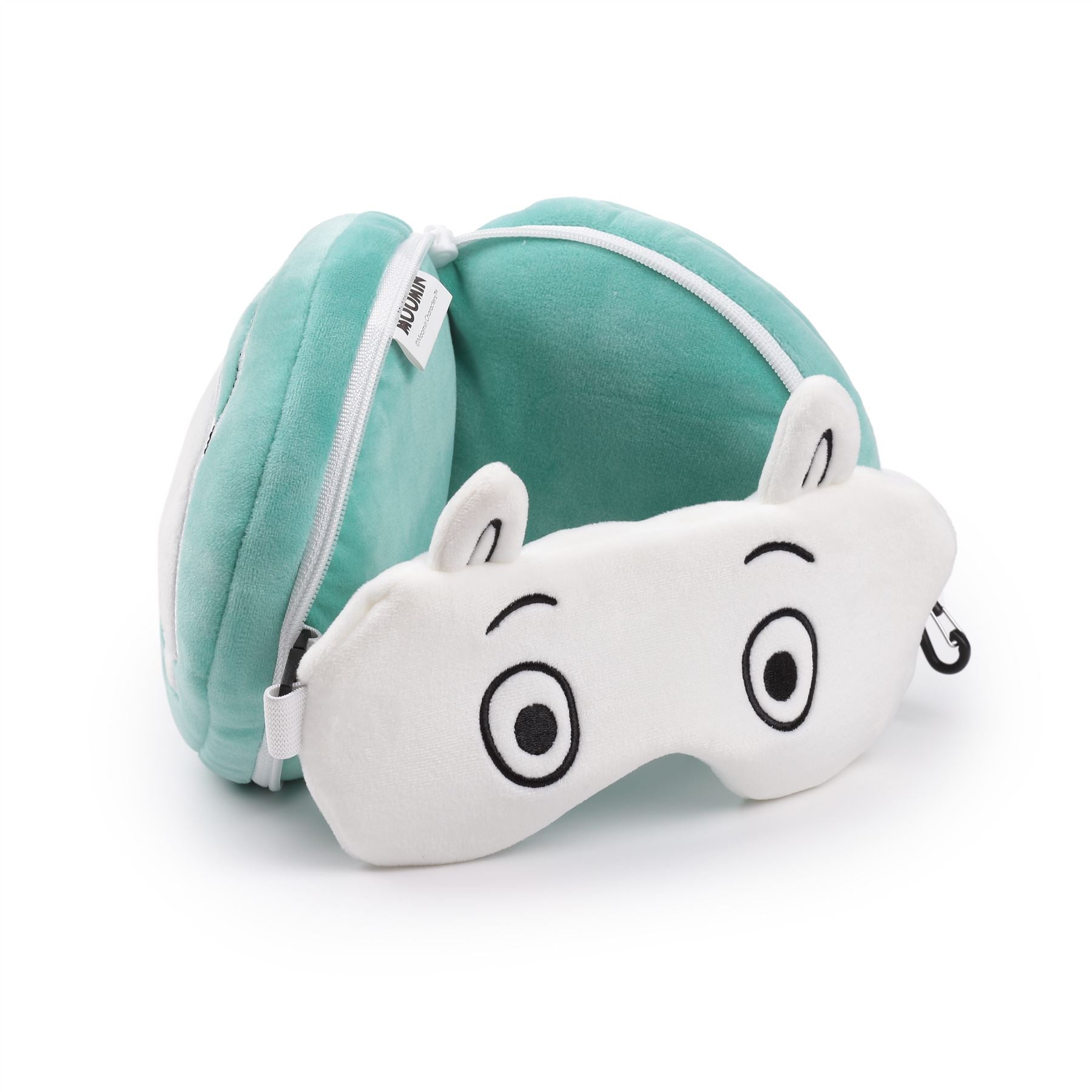 Relaxeazzz Moomin Plush Travel Pillow & Eye Mask
