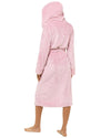 Womens Polished Fleece Cuff Detail Dressing Gown