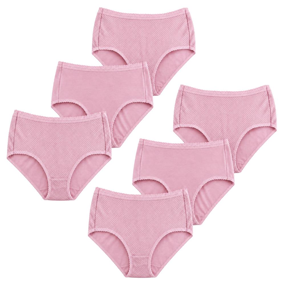 Anucci Womens Lace Trim Full Briefs