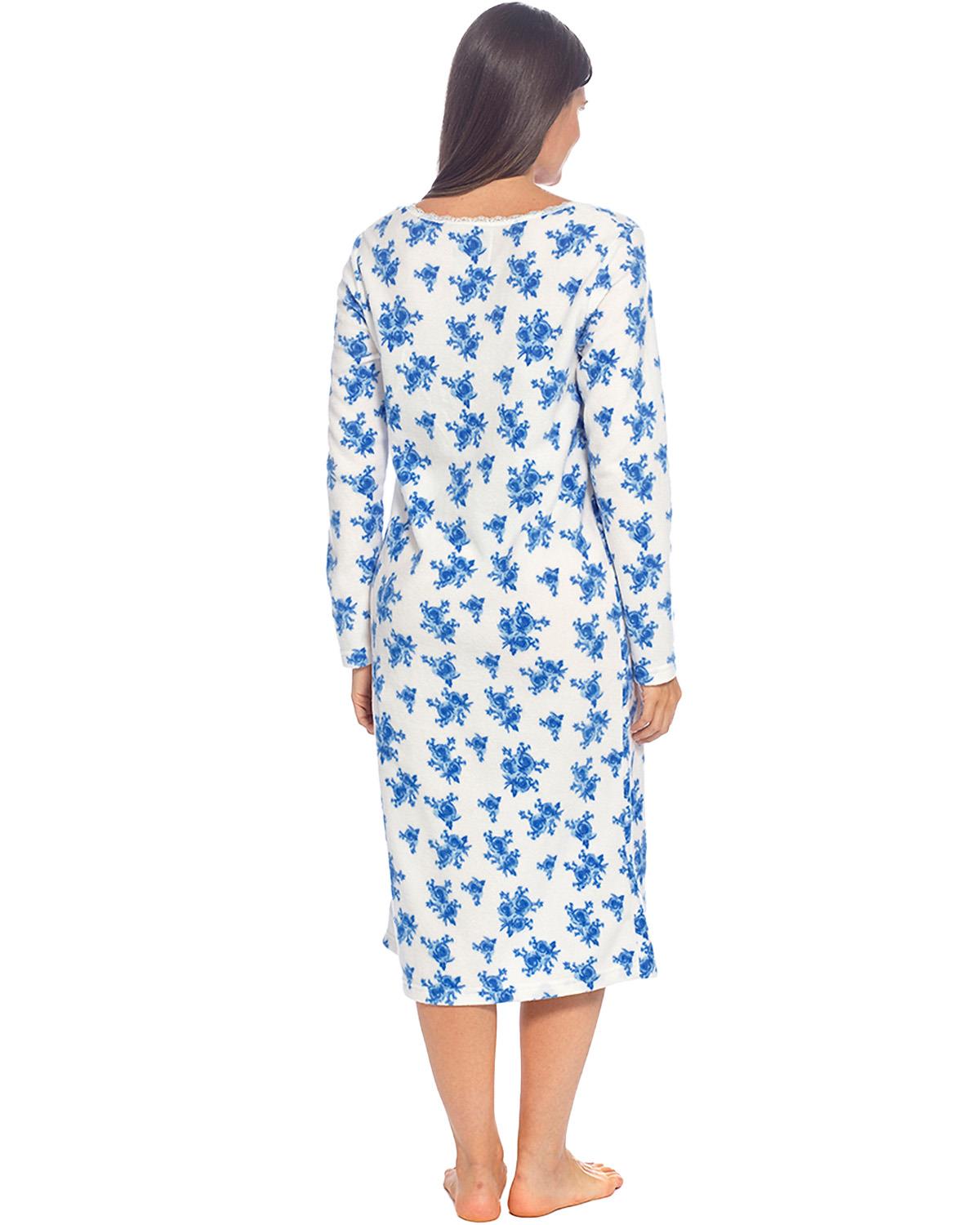 Wolfe and Harte Womens Polar Fleece Nightdress