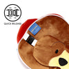 Relaxeazzz Paddington Bear Plush Travel Pillow & Eye Mask