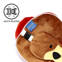 Relaxeazzz Paddington Bear Plush Travel Pillow & Eye Mask