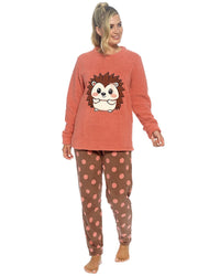 Foxbury Womens Winter Fleece Pyjama Set