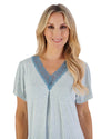 Gaspé Womens 40" Supersoft Short Sleeve Nightdress