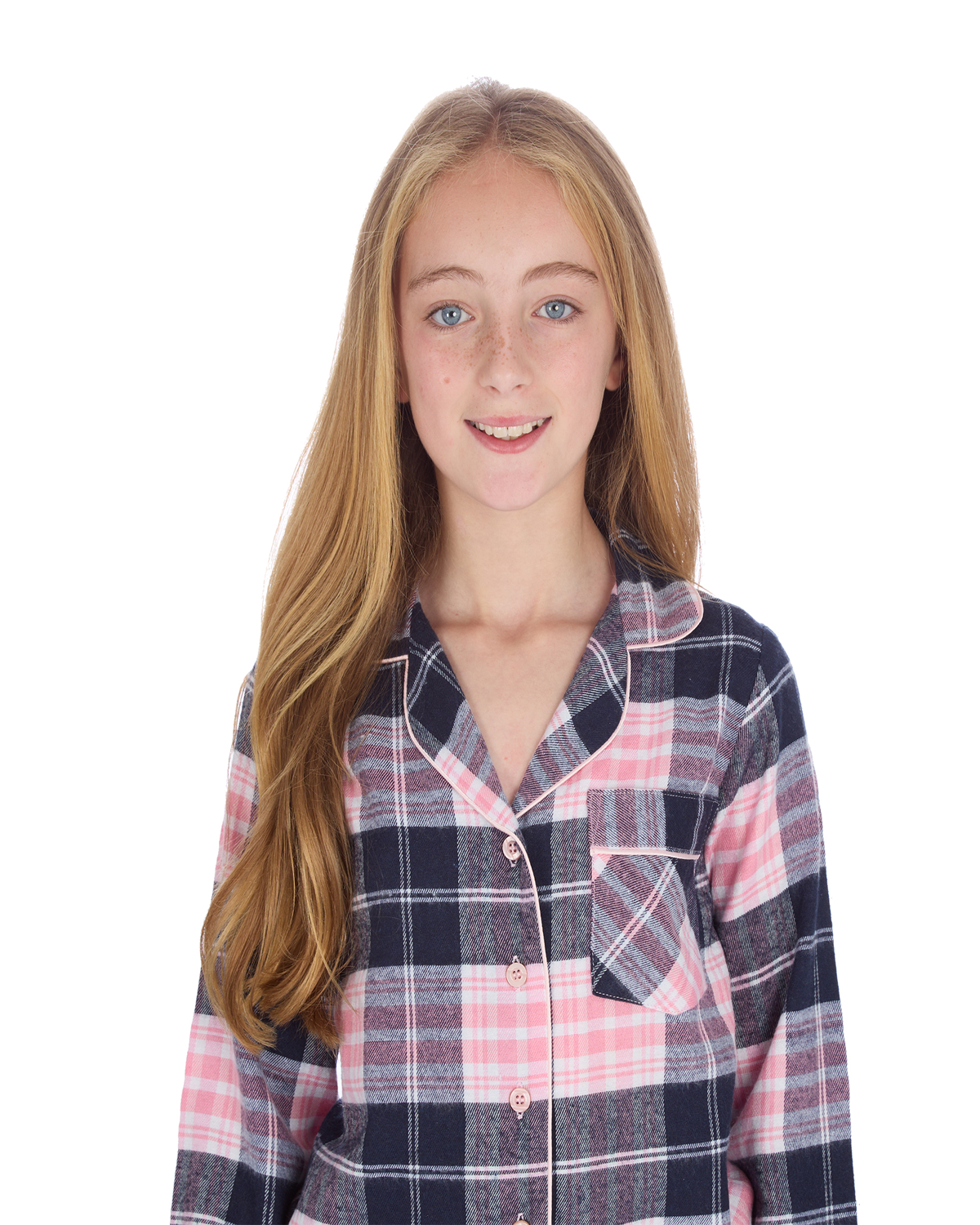 Slumber Party Girls Brushed Cotton Tailored Pyjamas