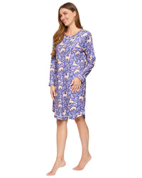 La Marquise Womens 'Cosy Wonders' Long Sleeve Nightie