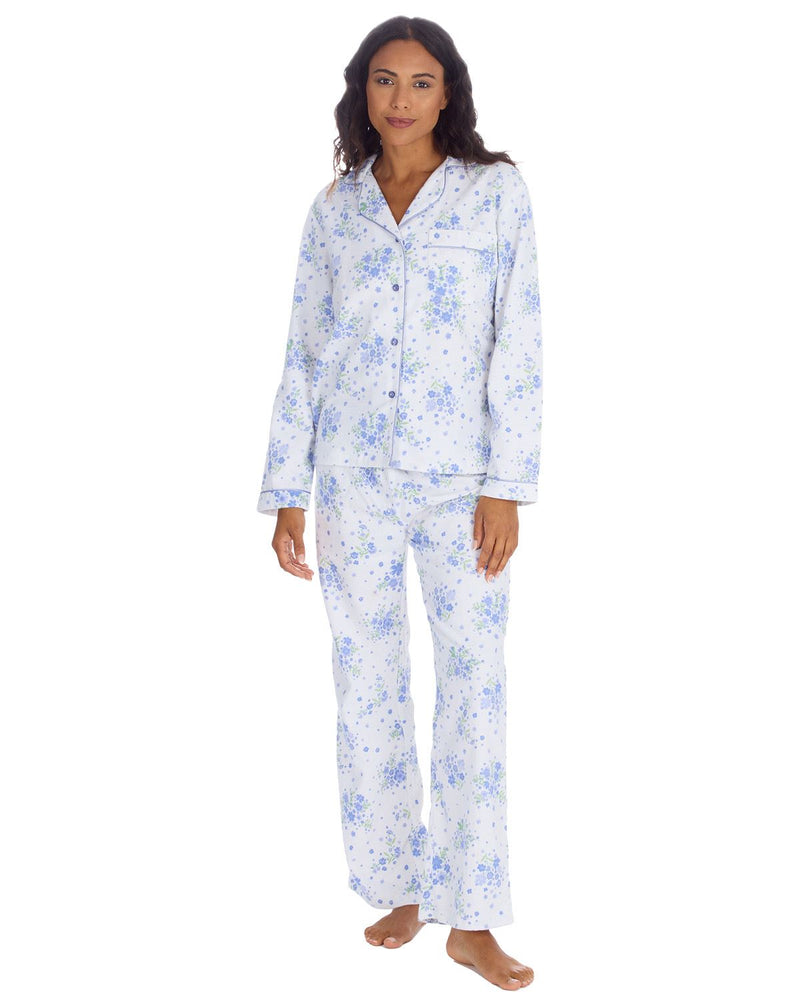 Countess Christie Womens Long Sleeve Floral Cotton Pyjamas