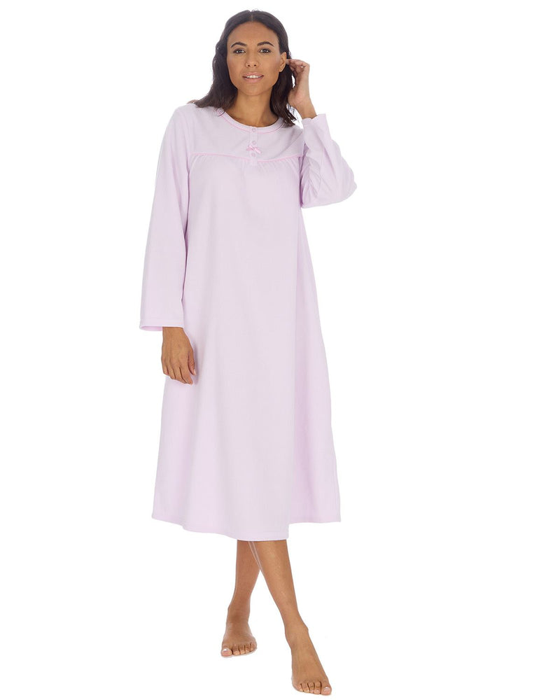 Countess Christie Womens Micro Fleece Long Sleeve Nightie
