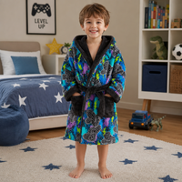 Boys Multicoloured Gaming Dressing Gown