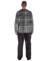 Cargo Bay Mens Polished Fleece Check Pyjamas
