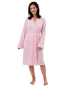 Indigo Sky Womens Waffle Knitted Robe