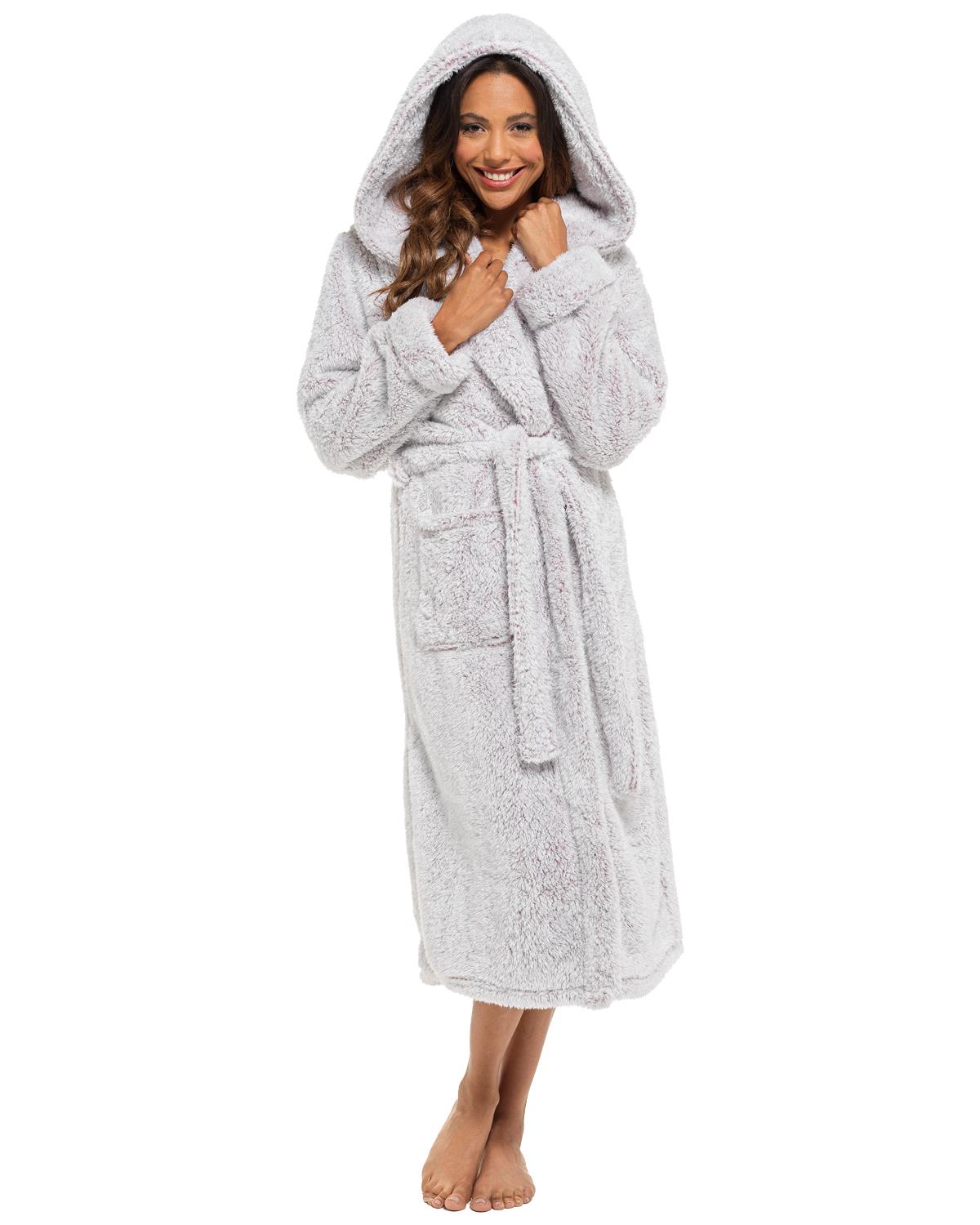 Womens Snowtip Fleece Dressing Gown