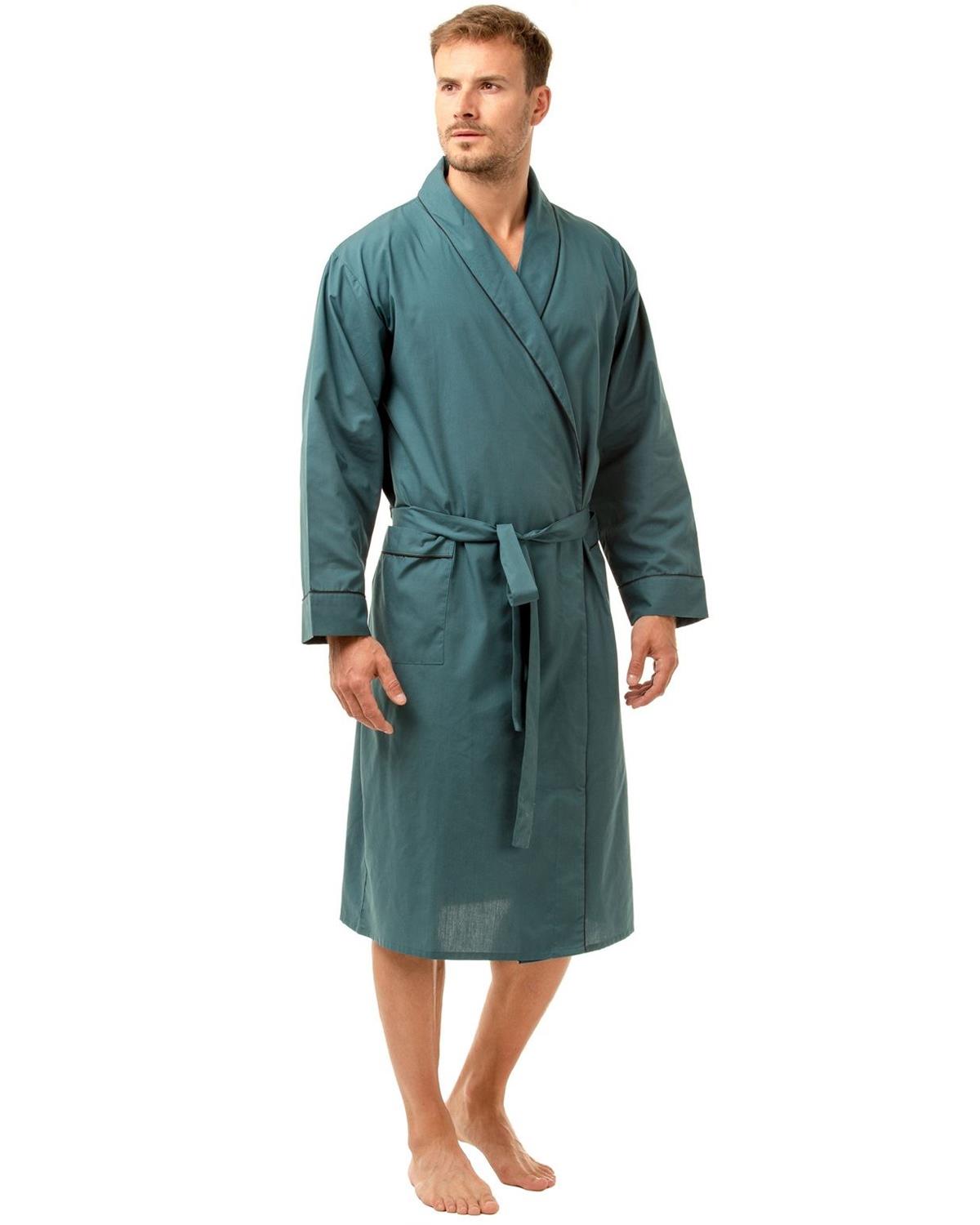 Haigman Mens Poly Cotton Dressing Gown Slumber Hut Haigman Mens Poly Cotton Dressing Gown Slumber Hut