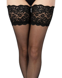 Aristoc Womens 10 Denier Lace Top Hold Ups