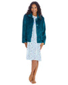 Ladies Embossed Button Bed Jacket