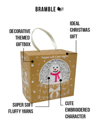 Ladies Bramble Fluffy Socks Gift Box