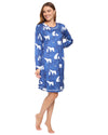 La Marquise Womens 'Cosy Wonders' Long Sleeve Nightie