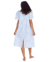 Countess Christie Womens Open Back Woven Poplin Nightie