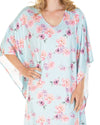 La Marquise Womans Silkyknit Floral Garden Kaftan